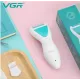 Електрична пемза для ніг із 2 насадками, від USB, VGR V-812/Акумуляторна пемза для п'ят/Електропемза