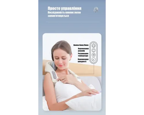 Масажер електричний із підігрівом для спини/шиї/тіла Massager NEW Масажер електричний із підігрівом для спини/шиї/тіла Massager NEW