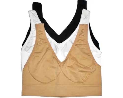 Бесшовный бюстгальтер без косточек Ahh Bra, XL комплект из 3х штук Бесшовный бюстгальтер без косточек Ahh Bra, XL комплект из 3х штук