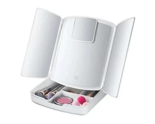 Настільне дзеркало для макіяжу Large LED Mirror "My Foldaway Lighted Makeup Mirror" Настільне дзеркало для макіяжу Large LED Mirror "My Foldaway Lighted Makeup Mirror"