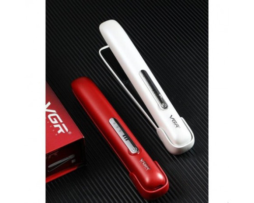 Выпрямитель для волос Hair Straightener VGR V-585 беспроводной, с 3 уровнями нагрева, Красный Серебро Выпрямитель для волос Hair Straightener VGR V-585 беспроводной, с 3 уровнями нагрева, Красный Серебро