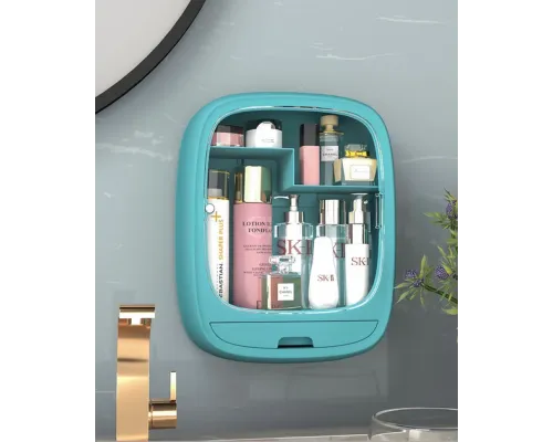 Органайзер для косметики настінний U-Beauty Wall Cosmetic Box підвісний б'юті бокс із прозорими дверцятами та ящик Органайзер для косметики настінний U-Beauty Wall Cosmetic Box підвісний б'юті бокс із прозорими дверцятами та ящик