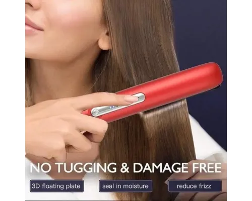 Выпрямитель для волос Hair Straightener VGR V-585 беспроводной, с 3 уровнями нагрева, Красный Серебро Выпрямитель для волос Hair Straightener VGR V-585 беспроводной, с 3 уровнями нагрева, Красный Серебро