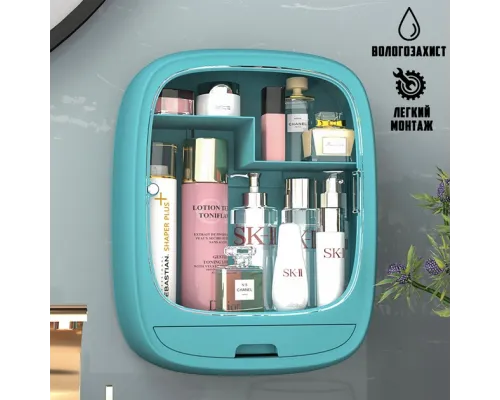 Органайзер для косметики настінний U-Beauty Wall Cosmetic Box підвісний б'юті бокс із прозорими дверцятами та ящик Органайзер для косметики настінний U-Beauty Wall Cosmetic Box підвісний б'юті бокс із прозорими дверцятами та ящик