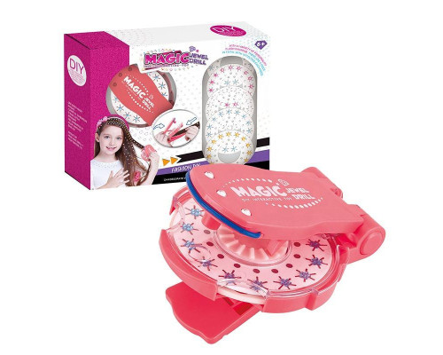 Magic Jewel Drill Diy Інтерактивна зачіска для дівчаток Краса Play Set Toy Braider Kits Make Up Girl
