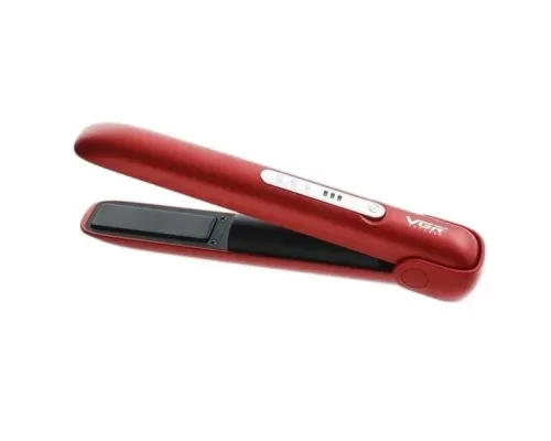 Выпрямитель для волос Hair Straightener VGR V-585 беспроводной, с 3 уровнями нагрева, Красный Серебро Выпрямитель для волос Hair Straightener VGR V-585 беспроводной, с 3 уровнями нагрева, Красный Серебро