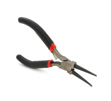 Круглогубці Voltronic, 4,5-дюймові, чорно-червоні ручки, 120мм