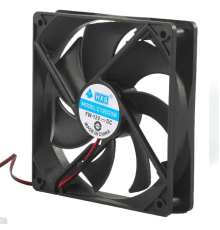 Кулер корпусний Merlion EZF 12025 DC sleeve fan 2pin MOLEX - 120 * 120 * 25мм, 12V/0.3A, 1100об / хв