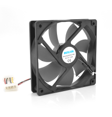 Кулер корпусний Merlion 9025 DC sleeve fan 4pin 92*92*25мм, 1300об/хв