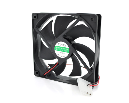 Кулер корпусний 12025 DC sleeve fan 4pin - 120*120*25мм, 1100об/хв