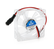 Кулер корпусних Merlion HXS 8025 прозорий DC sleeve fan 5,5*2,5 female - 80 * 80 * 25мм, 1900об / хв
