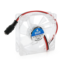 Кулер корпусних Merlion HXS 8025 прозорий DC sleeve fan 5,5*2,5 female - 80 * 80 * 25мм, 1900об / хв