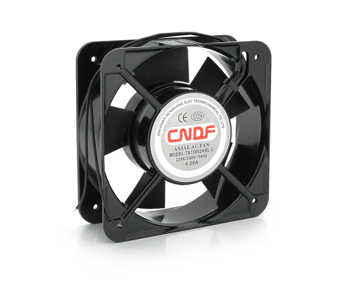 Кулер для охолодження серверних БП ТA15052HBL2 DC sleeve fan 2pin під паяння - 150*150*50мм, 220V/0,22A, 2600об/хв, 38W