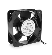 Кулер для охолодження серверних БП FP-108EX-S1-S DC sleeve fan 2pin під паяння - 172*150*51мм, 220V/0,22A, 2600об/хв, 38W