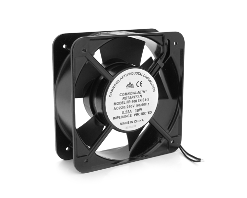 Кулер для охолодження серверних БП FP-108EX-S1-S DC sleeve fan 2pin під паяння - 172*150*51мм, 220V/0,22A, 2600об/хв, 38W Кулер для охолодження серверних БП FP-108EX-S1-S DC sleeve fan 2pin під паяння - 172*150*51мм, 220V/0,22A, 2600об/хв, 38W