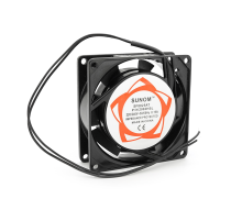 Кулер для охолодження серверних БП SUNON 8025 DC sleeve fan 2pin під паяння - 80*80*25мм, 220V, 2600об/хв
