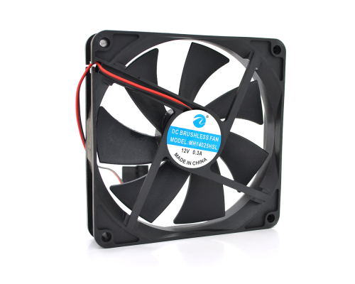Кулер для охлождення серверних БП MH14025HSL DC sleeve fan 2pin - 140 * 140 * 25мм, 12V, 2300об / хв