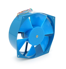 Кулер для охолодження серверних БП 200FZY2-D DC sleeve fan 3pin під паяння - 200*210*71мм, 220V/0,3A, 2600об/хв, 65W, Blue