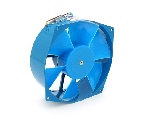 Кулер для охолодження серверних БП 200FZY2-D DC sleeve fan 3pin під паяння - 200*210*71мм, 220V/0,3A, 2600об/хв, 65W, Blue