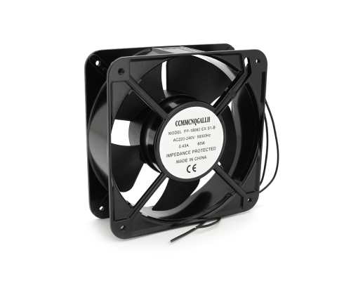 Кулер для охолодження серверних БП CCMMCNQGALLH DC sleeve fan 2pin під паяння - 180*180*60мм, 220V/0,43A, 2600об/хв, 65W