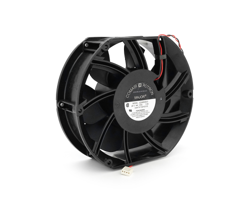 Кулер для охолодження серверних БП MAJOR Modrl JQ24K6QDLX DC sleeve fan 2pin під паяння - 150*150*25мм, 24V/1.6A, 2600об/хв Q24