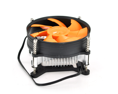 Кулер процессорный LGA 1150/1151/1155/1156/i3/i5 2200prm 220gr-Heatsink (up to I7 Cpu), 92-mm, 3-pin, orange