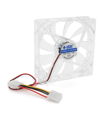 Кулер корпусний 12025 DC sleeve fan 4pin - 120*120*25мм, 12V/0,15A, 1900об/хв, Blue