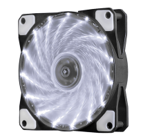 Кулер корпусний 12025 DC sleeve fan 3pin + 4pin - 120 * 120 * 25мм, 12V, 1100об / хв, 15LED, White Кулер корпусний 12025 DC sleeve fan 3pin + 4pin - 120 * 120 * 25мм, 12V, 1100об / хв, 15LED, White