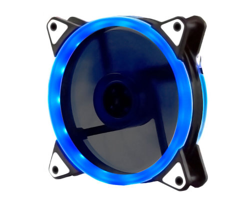 Кулер корпусний 12025 DC sleeve fan 4pin - 120 * 120 * 25мм, 12V, 1100об / хв, Blue, двосторонній Кулер корпусний 12025 DC sleeve fan 4pin - 120 * 120 * 25мм, 12V, 1100об / хв, Blue, двосторонній