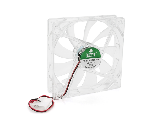 Кулер корпусний 12025 LED RGB Fan DC sleeve fan 2pin MOLEX 120*120*25мм