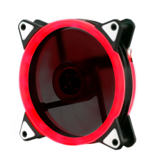 Кулер корпусний 12025 DC sleeve fan 4pin - 120 * 120 * 25мм, 12V, 1100об / хв, Red, двосторонній