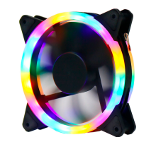 Кулер корпусний 12025 DC sleeve fan 3pin + 4pin - 120 * 120 * 25мм, 12V, 1100об / хв, Pink-Yellow-Blue-Red, двосторонній Кулер корпусний 12025 DC sleeve fan 3pin + 4pin - 120 * 120 * 25мм, 12V, 1100об / хв, Pink-Yellow-Blue-Red, двосторонній