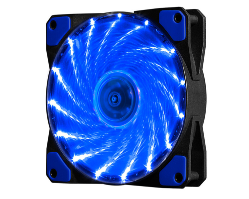 Кулер корпусний 12025 DC sleeve fan 4pin - 120 * 120 * 25мм, 12V, 1100об / хв, 15LED, Blue Кулер корпусний 12025 DC sleeve fan 4pin - 120 * 120 * 25мм, 12V, 1100об / хв, 15LED, Blue