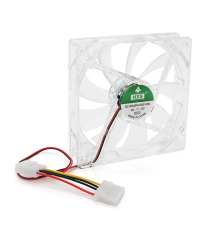 Кулер корпусний 12025 DC sleeve fan 4pin - 120*120*25мм, 12V/0,15A, 1900об/хв, Green
