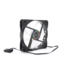 Кулер корпусний 12025 DC sleeve fan 4pin - 120*120*25мм, 12V, 1100об/хв, 12LED, RGB