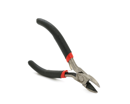 Кусачки Voltronic, 4,5-дюймові, чорно-червоні ручки, 120мм Кусачки Voltronic, 4,5-дюймові, чорно-червоні ручки, 120мм