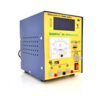 Блок живлення з цифровою індикацією BAKKU BK 1501D (15 вольт 1 ампер, захист від кз)