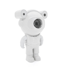 Ночник-проектор YT-2024 Астронавт+ Bluetooth колонка, пульт, кабель USB, White, Box