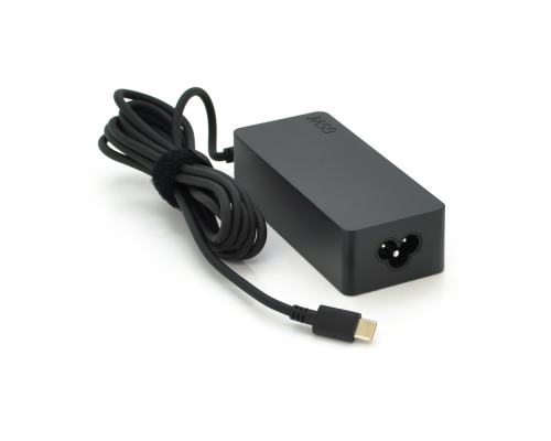 Блок живлення MERLION для ноутбука LENOVO 65W штекер Type-C, довжина 0,9м + кабель живлення