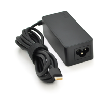 Блок живлення MERLION для ноутбука LENOVO 45W штекер Type-C, довжина 0,9м + кабель живлення