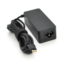 Блок живлення MERLION для ноутбука LENOVO 45W штекер Type-C, довжина 0,9м + кабель живлення