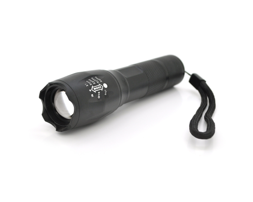 Ліхтар ручний PIPO XML-T6, 1LED Cree T6, 3W, 5 режимів, ZOOM, 18650/2800mah (перехідник 3*AAA), Black, IP44, СЗУ, 130х30х27мм, BOX Ліхтар ручний PIPO XML-T6, 1LED Cree T6, 3W, 5 режимів, ZOOM, 18650/2800mah (перехідник 3*AAA), Black, IP44, СЗУ, 130х30х27мм, BOX