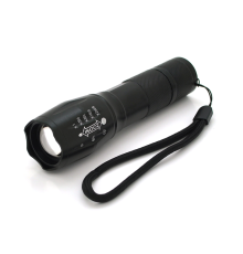 Ліхтарик ручний Bailong BL-A-5, Led-CREE Q5, Zoom, 4 реж., корпус-алюміній, водостійкий, ударостійкий, живлення 18650 (немає в комплекті), IP40, BOX