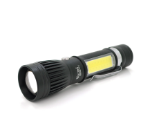 Ліхтарик ручний Watton WT-028, Cree T6+16SMD, 3 реж., ZOOM, 6800mAh акумулятор, зарядка microUSB, IP44. 135 х 30 х 20. BOX