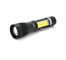 Ліхтарик ручний Watton WT-602, Cree T6+16SMD, 3 реж., ZOOM, 6800mAh акумулятор, заряджання microUSB. IP44. 135 х 30 х 20. BOX