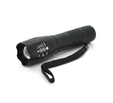 Ліхтар ручний VARLONPAN MX-812-T6, 1LED Cree XM-L T6, 3W, 5 режимів, ZOOM, 18650/2800mah (перехідник 3*AAA), Black, IP44, СЗУ, 130х32х27мм, BOX