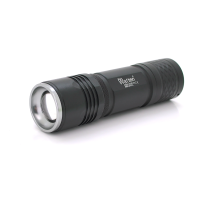 Ліхтар ручний Watton WT-313, 1LED Cree T6, 3W, 5 режимів, ZOOM, 18650/2800mah (перехідник 3*AAA), Black, IP44, СЗУ, 120х33х33мм, BOX