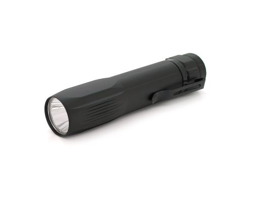 Ліхтар ручний POWERMASTER MX-X9 500, 1LED Cree Q5, 10W, 3 режими, 18650/2400 вбудований, Black, IP44, microUSB, 123х25х25мм, BOX