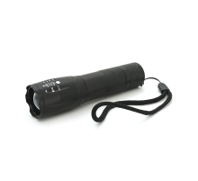 Ліхтар ручний BAILONG BL-1831-A, 1LED Cree XM-L T6, 3W, 3 режими, ZOOM, 18650/1400mah (перехідник 3*AAA), Black, IP40, 123х30х21мм, BOX