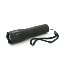 Ліхтар ручний BAILONG BL-1831-A, 1LED Cree XM-L T6, 3W, 3 режими, ZOOM, 18650/1400mah (перехідник 3*AAA), Black, IP40, 123х30х21мм, BOX